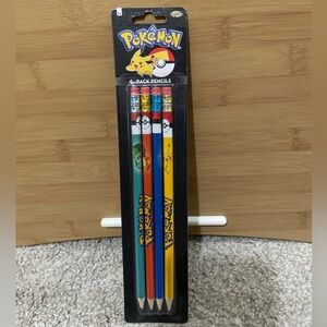 NIP Pokemon Colorful Character Pencil Set 4pc